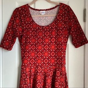 LuLaRoe Geometric Midi Dress NWOT